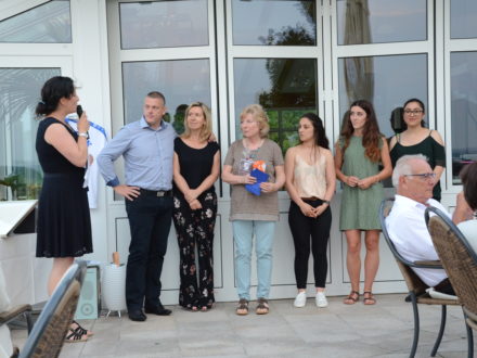 Teilnehmer des Benefiz-Golfcup 2018 - Player Party