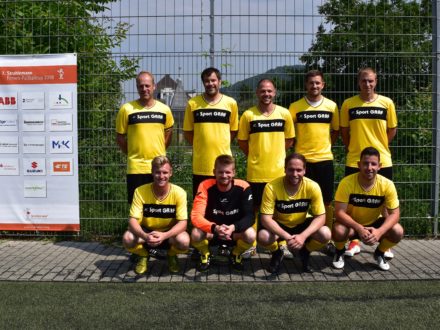 Das Team Sport Graf Team beim 7. Strahlemann Firmen-Fußballcup 2018