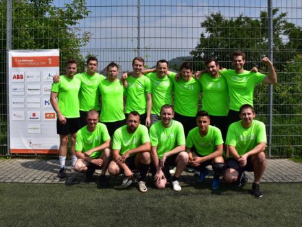 Das Workflow Team beim 7. Strahlemann Firmen-Fußballcup 2018