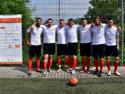 Das ABB Team 7. Strahlemann Firmen-Fußballcup 2018
