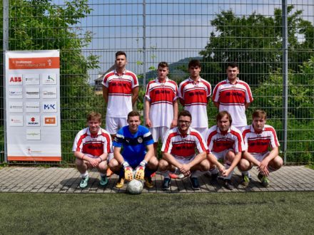 Das ABB One Team beim 7. Strahlemann Firmen-Fußballcup