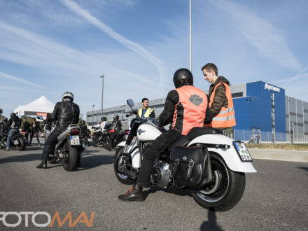 Teilnehmer der Strahlemann Benefiz-Motorradtour