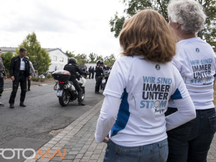 Teilnehmer der Strahlemann Benefiz-Motorradtour