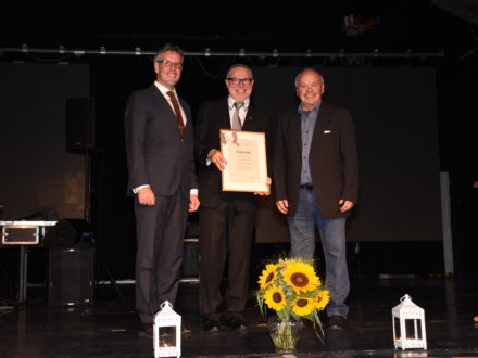 Landrat Christian Engelhardt und Franz-Josef Fischer