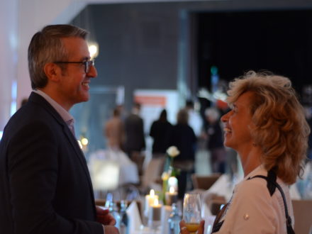 Strahlemann-Stifter im Dialog 2019 - Zwei Gäste unterhalten sich