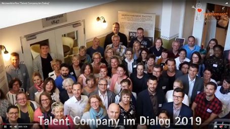 Video: Netzwerktreffen „Talent Company im Dialog“ 2019