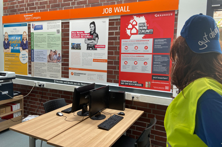 Zwei neue Job Wall Partner für die Talent Company an der Martin-Buber-Schule Heppenheim