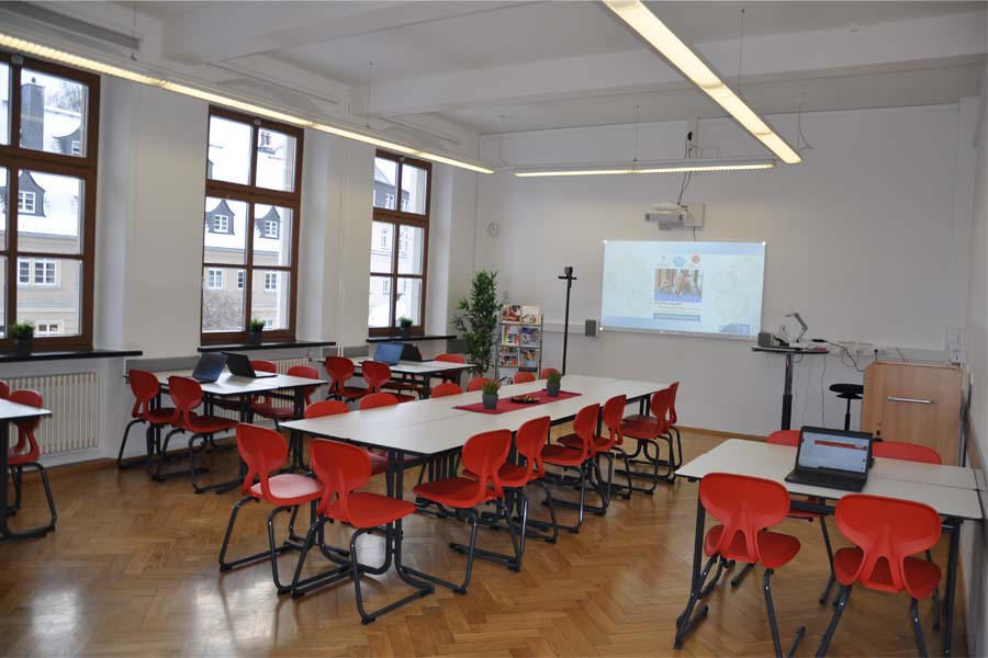 Die Räumlichkeiten der Talent Company der Stadtschule (OS) in Schwarzenberg