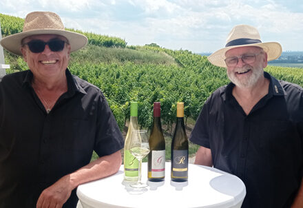 Die Unkentaler Weinzwerge richten das Wingertfest 2022 für die Strahlemann-Stiftung aus.