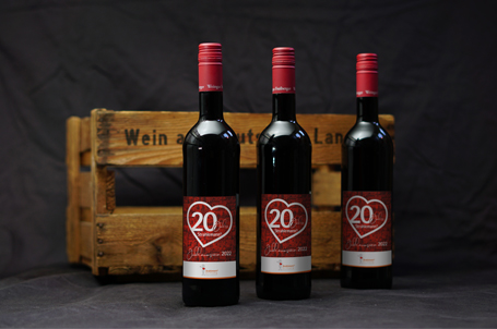 der Strahlemann Jubiläumswein 2022 vom Weingut Freiberger