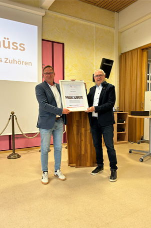 Neuer Strahlemann-Botschafter geehrt: Marc Eidenmüller